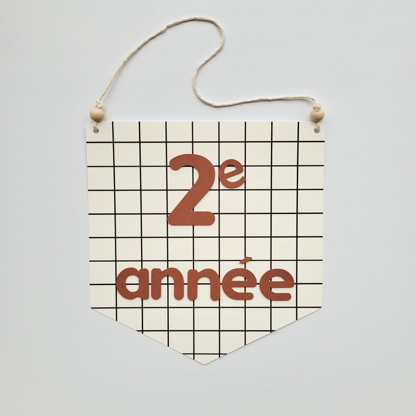 Bannière scolaire / carreauté