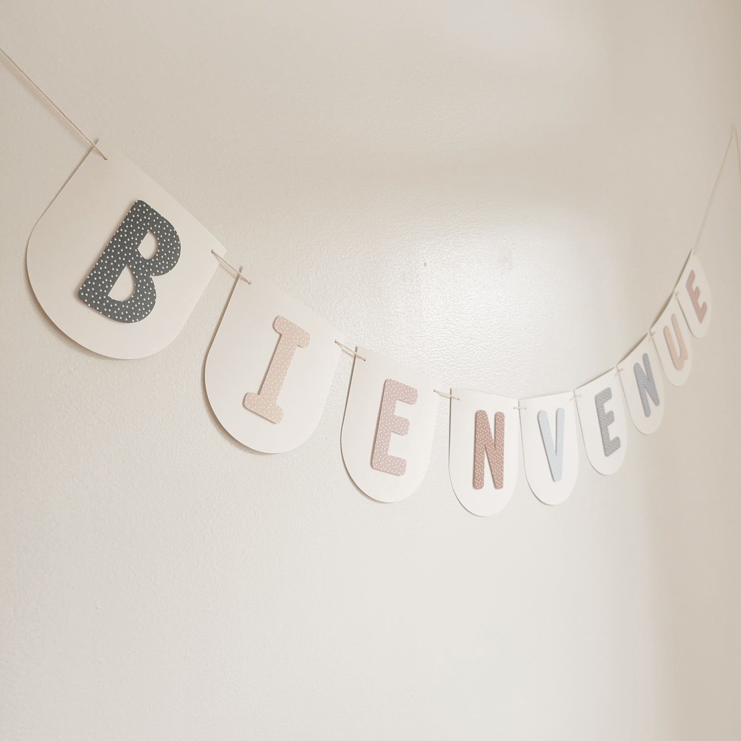 Banderole Bienvenue / Pois