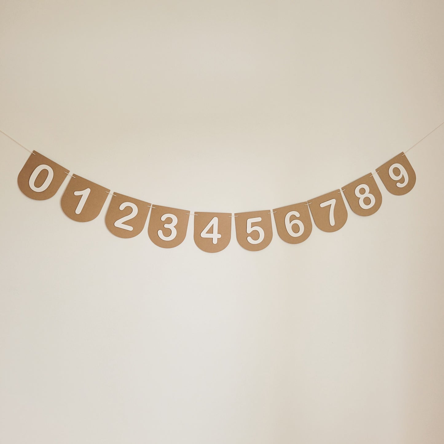 Number banner / Kraft
