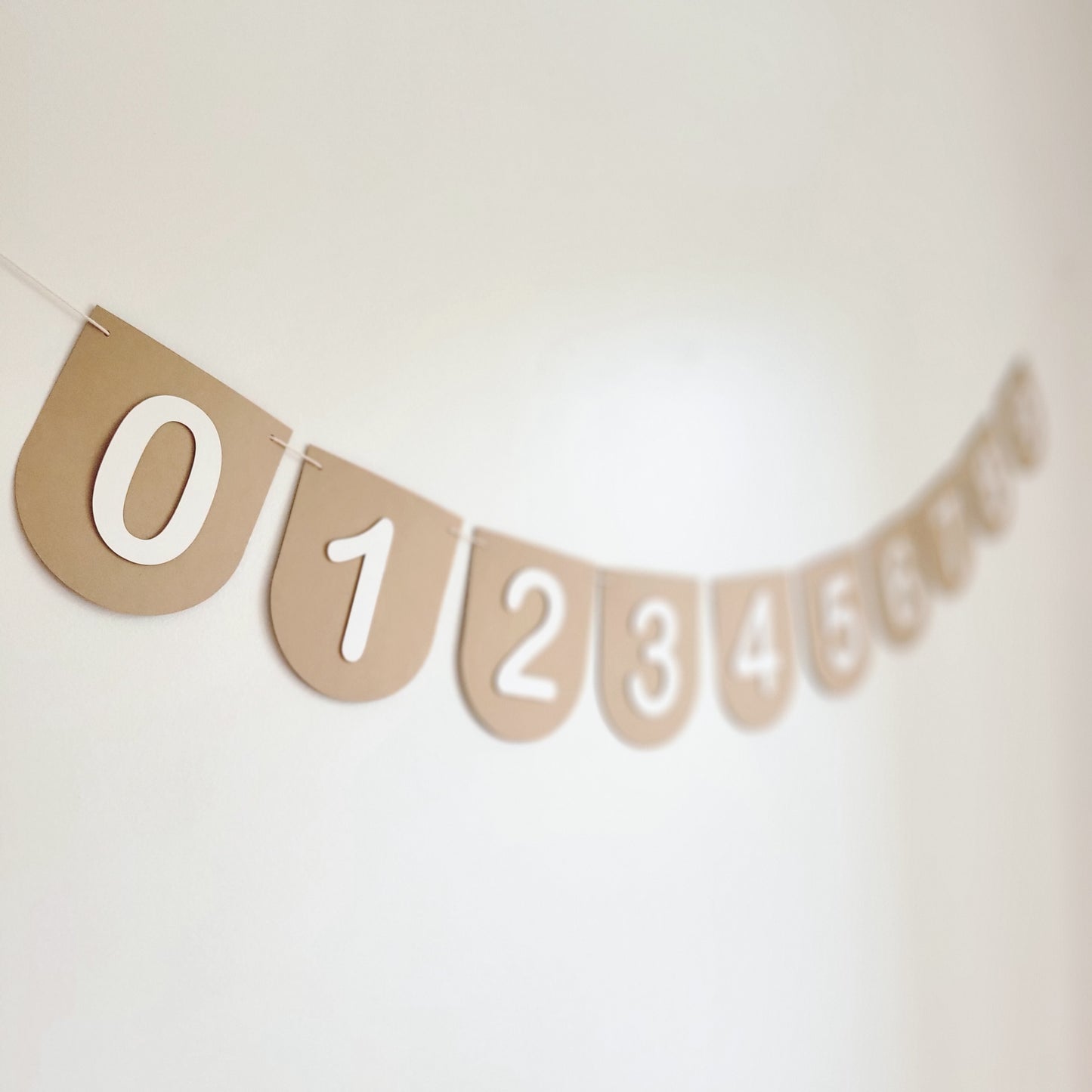 Number banner / Kraft