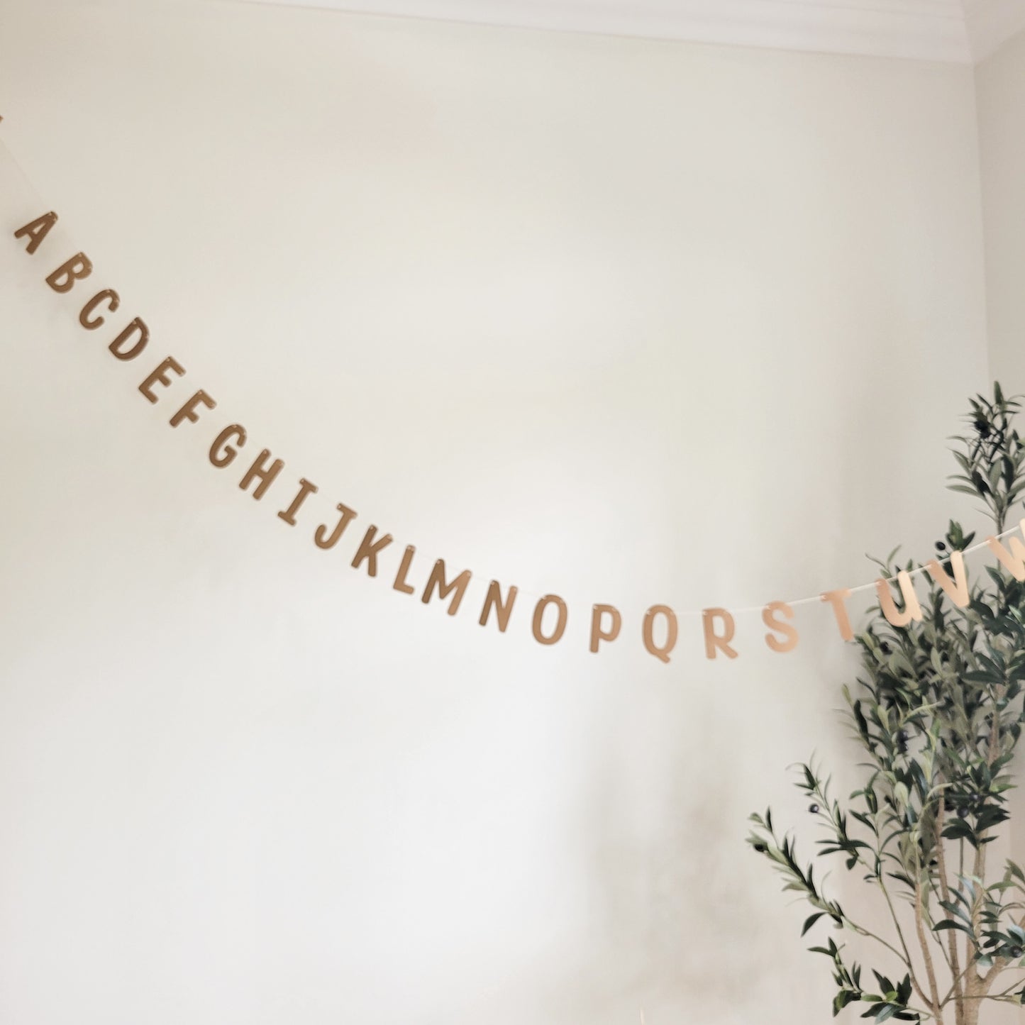 Alphabet / Kraft Letter Banner