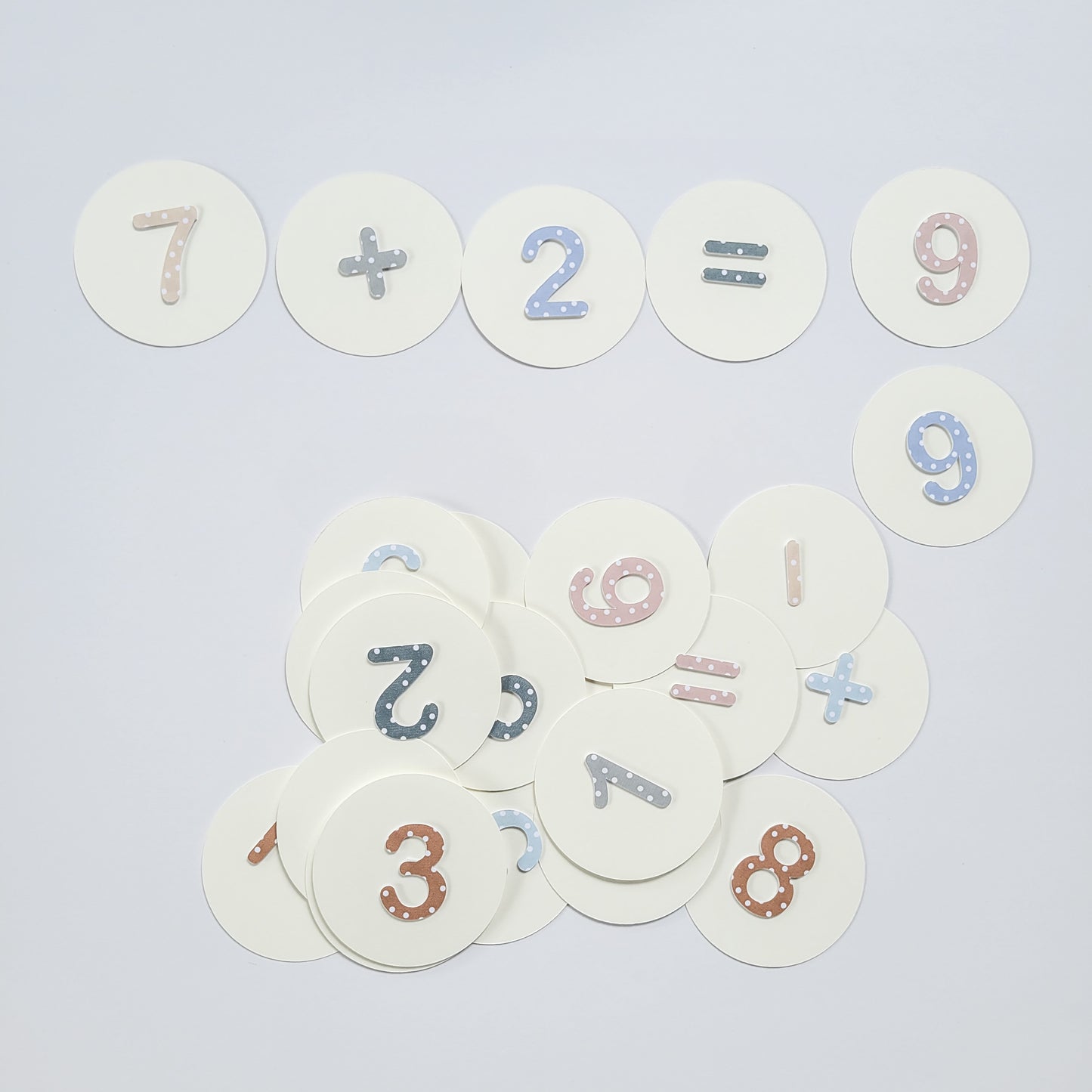 Addition & subtraction learning tablets / Peas