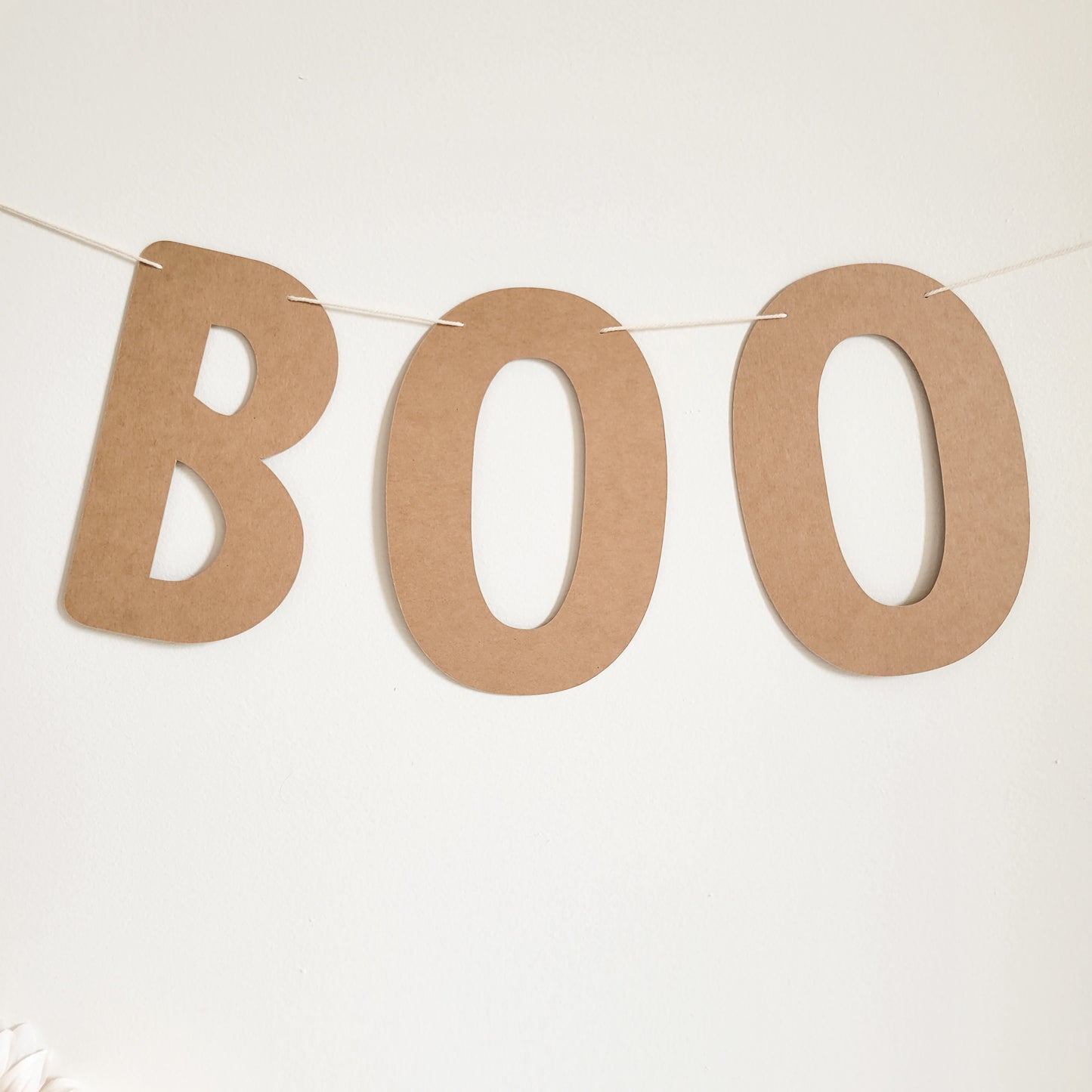 BOO / Kraft Garland