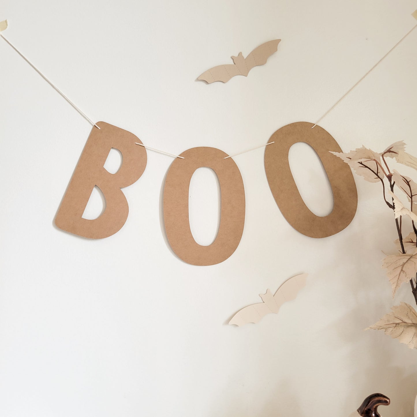BOO / Kraft Garland