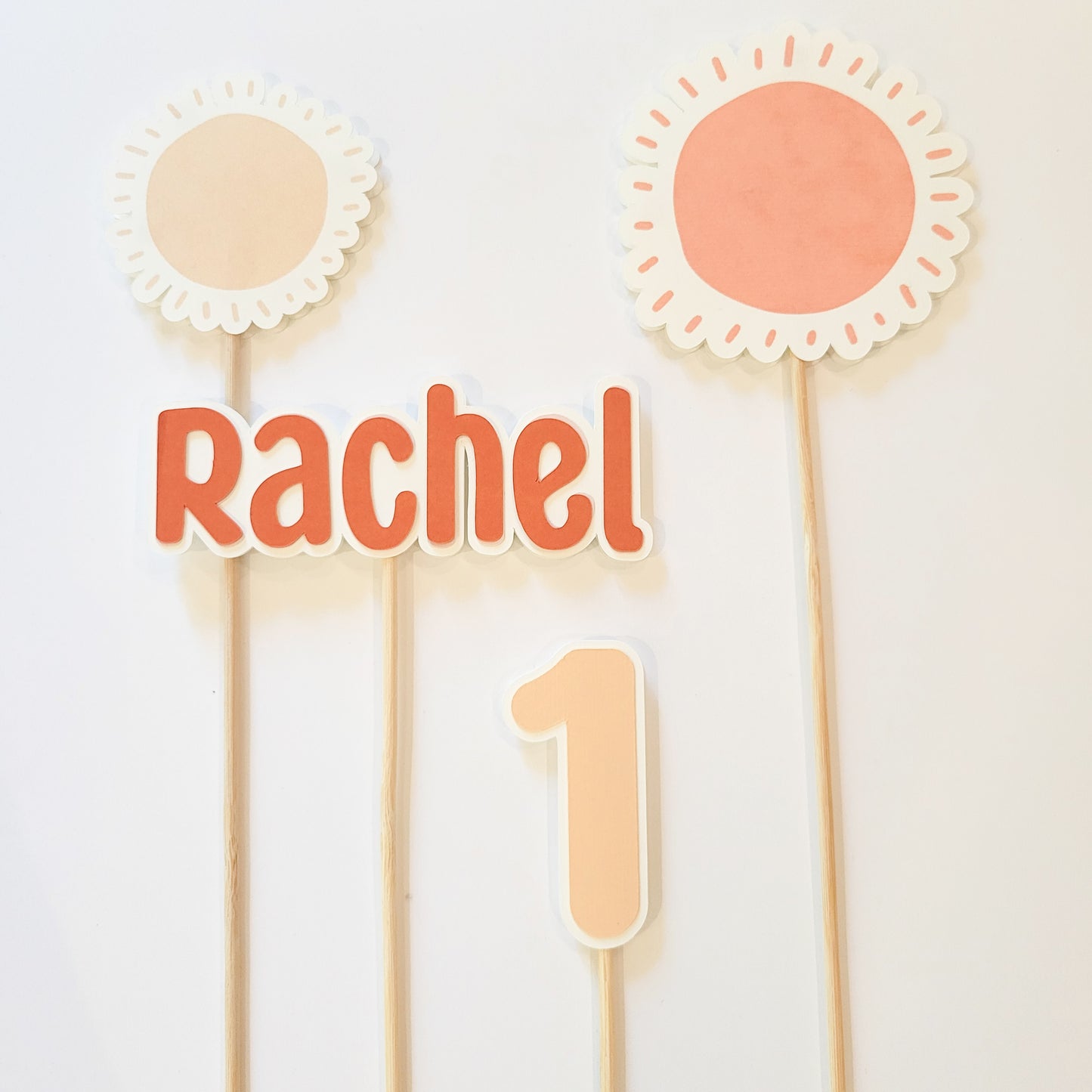 Toppers à gâteau / Soleil