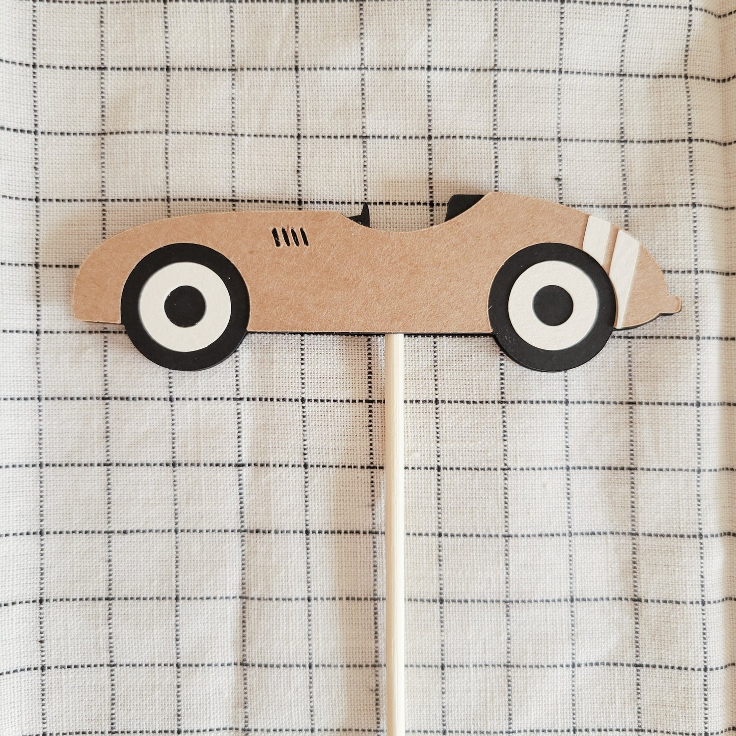 Topper à Gâteau / Voiture Kraft