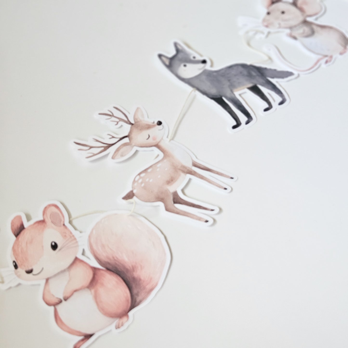 Decorative garland / Forest animals