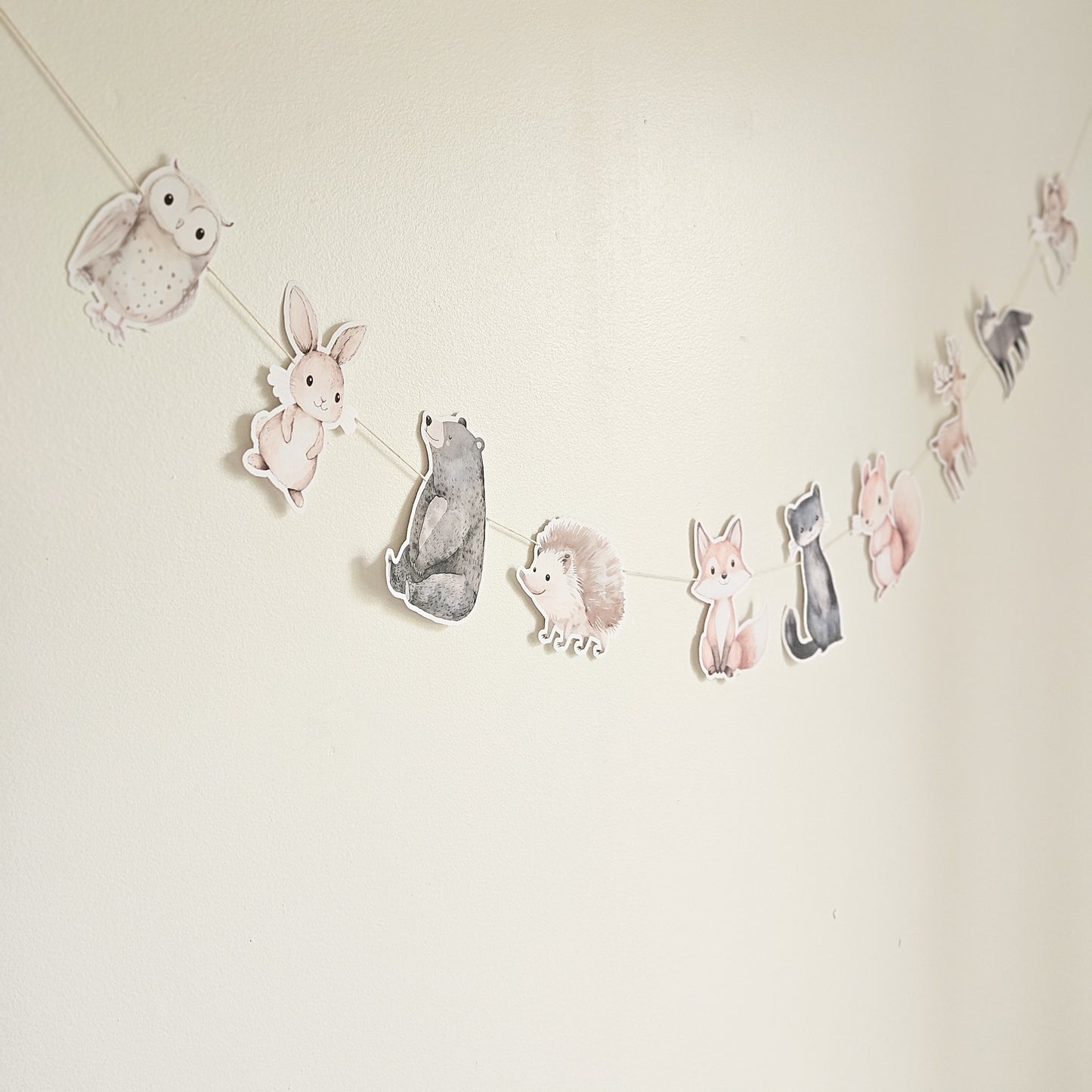 Decorative garland / Forest animals
