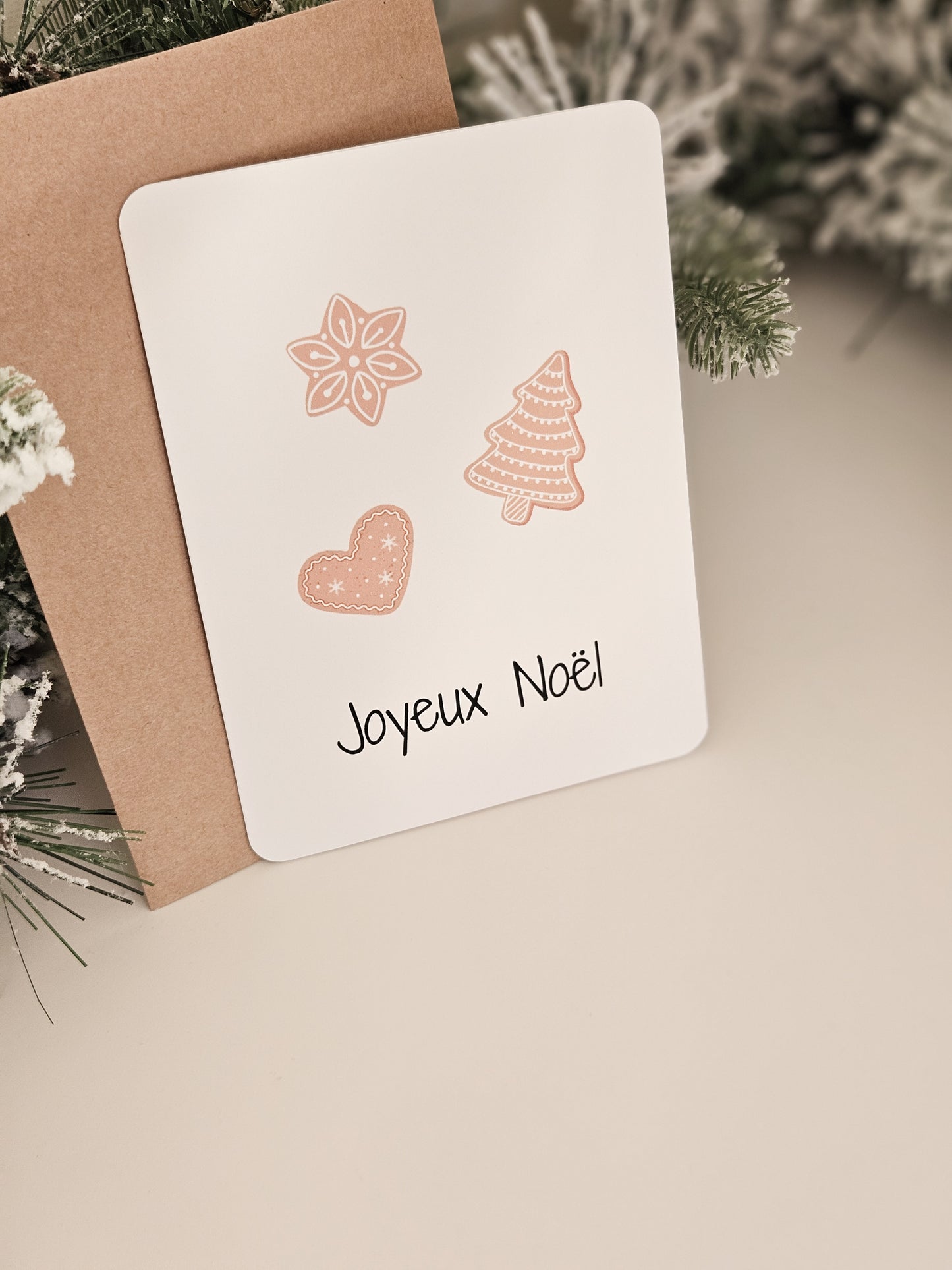Carte de Noël / Pain d'épices Biscuits