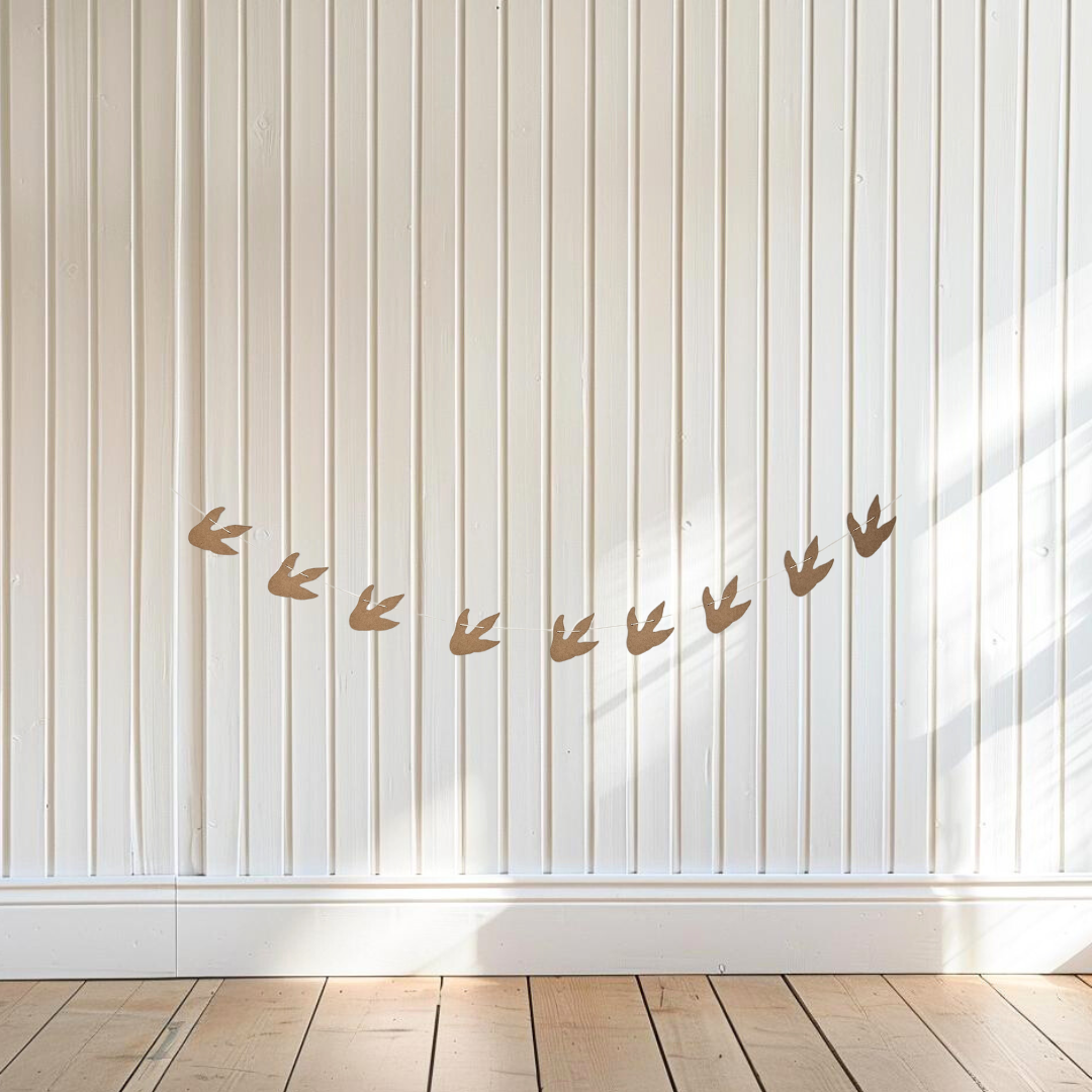 Minimalist dinosaur leg decorative garland/ Dinosaur