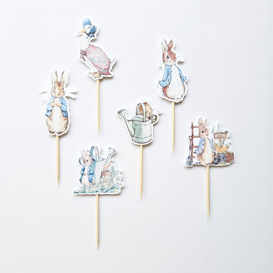 Cupcake Toppers / Peter Rabbit