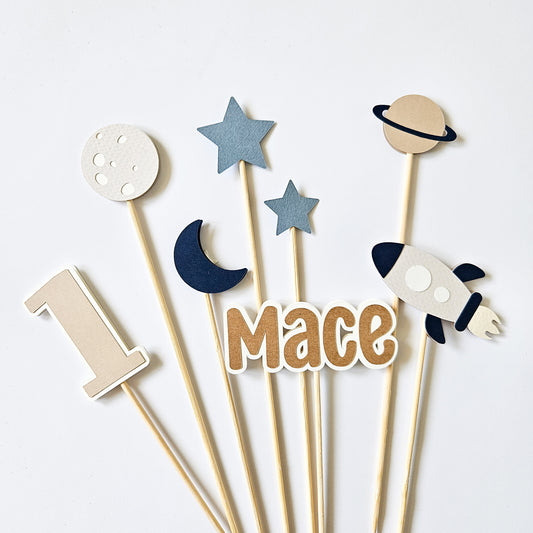 Cake Topper Set / Space