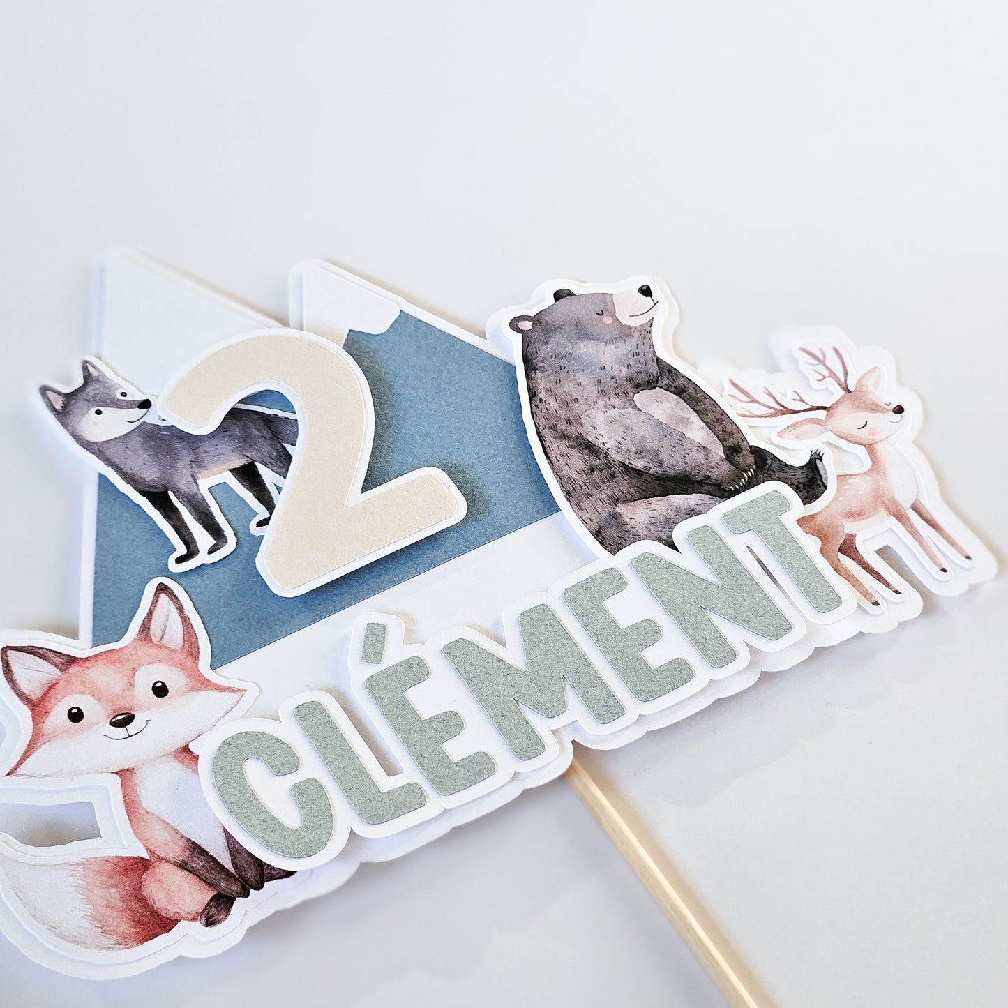 Cake topper / Forest animals