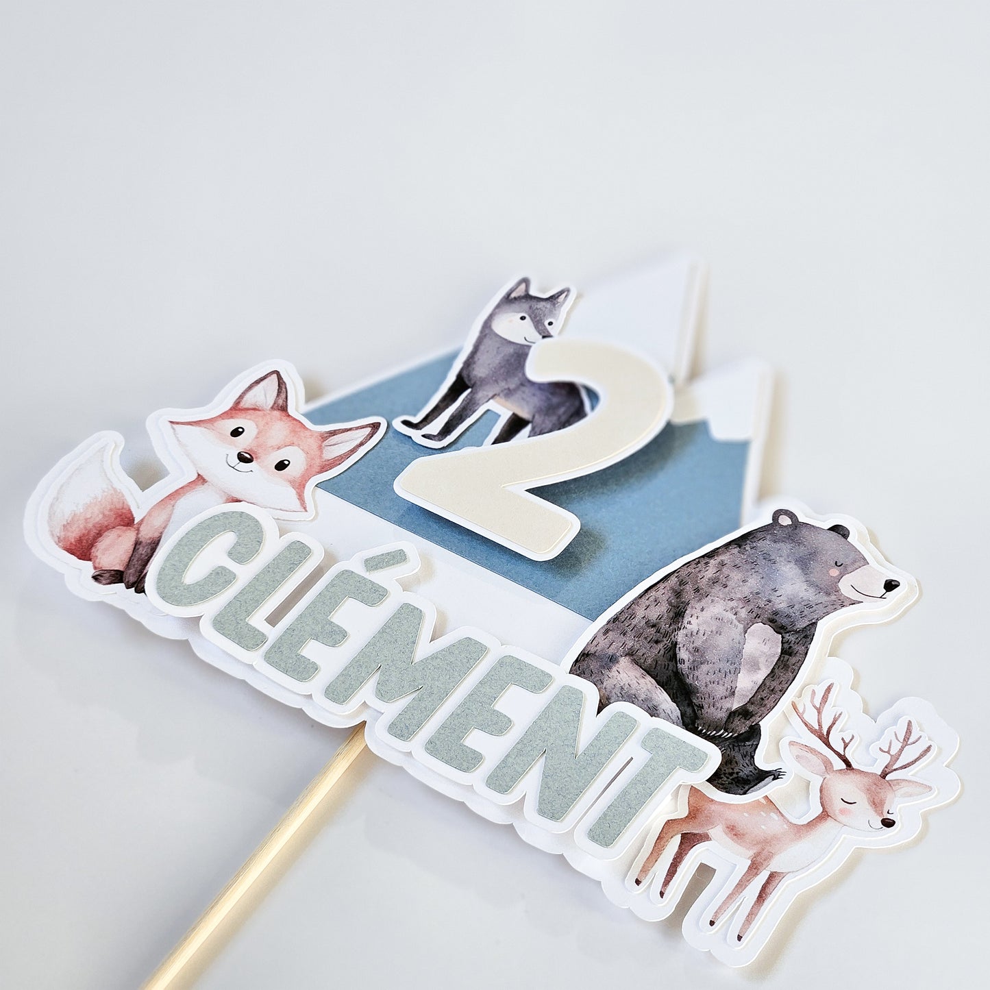 Cake topper / Forest animals