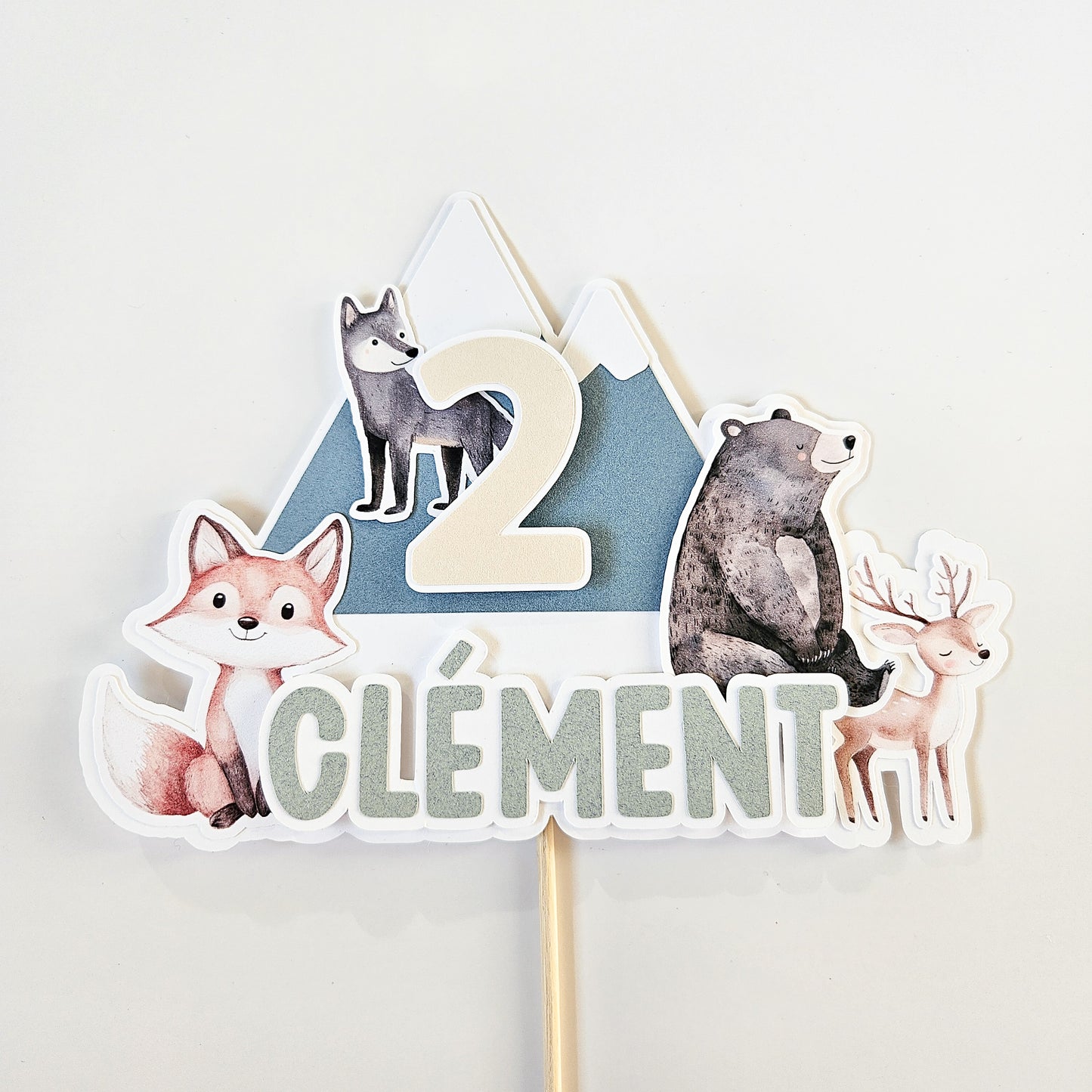 Cake topper / Forest animals