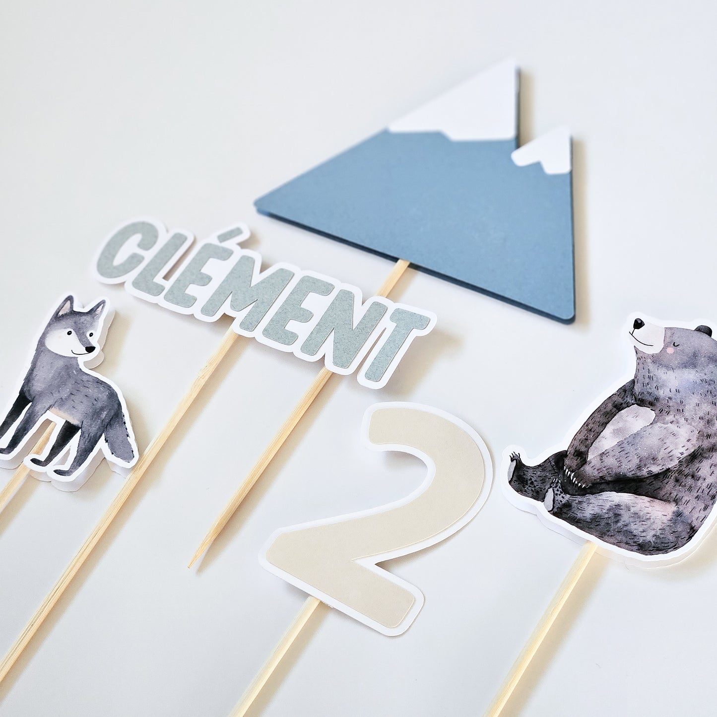 Cake topper / Forest animals