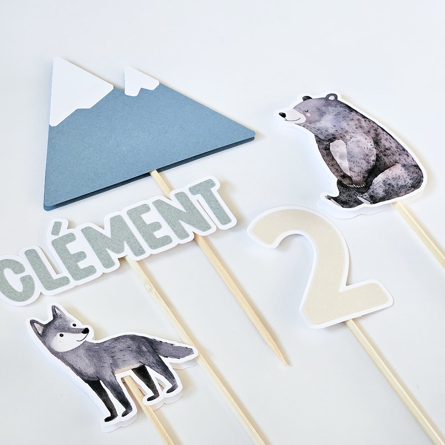 Cake topper / Forest animals