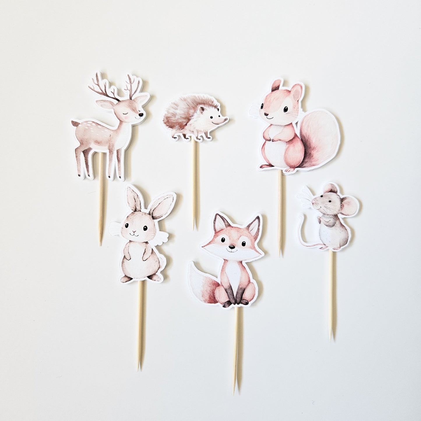 Cupcake Toppers  / Animaux de la forêt