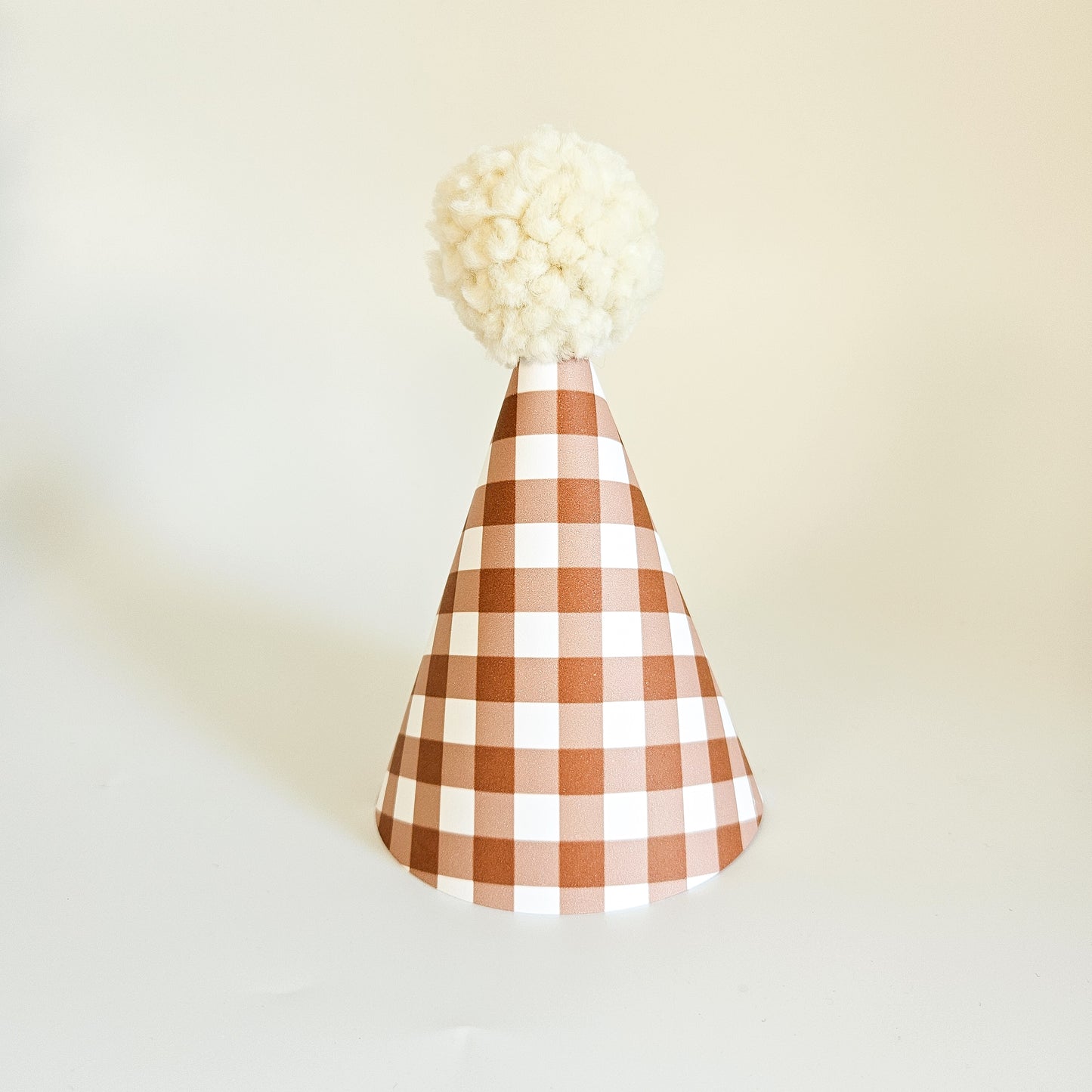 Hat Set / Burnt Orange Gingham