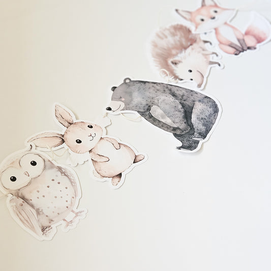 Decorative garland / Forest animals