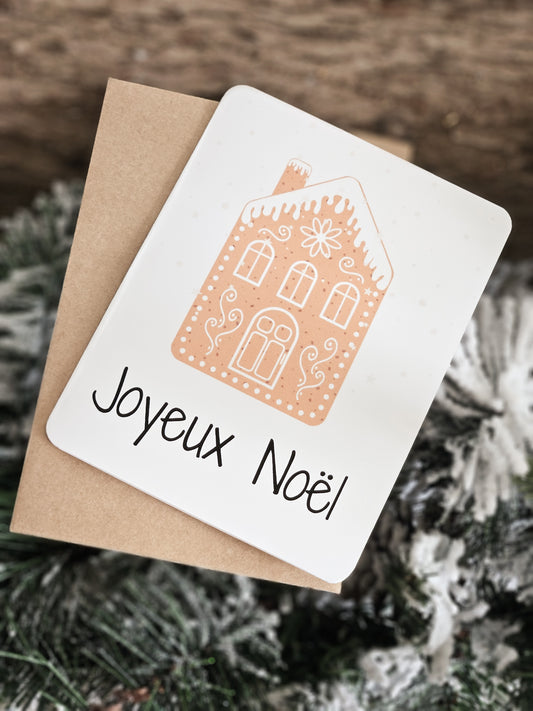 Carte de Noël / Classique MAISON PAIN D'ÉPICES