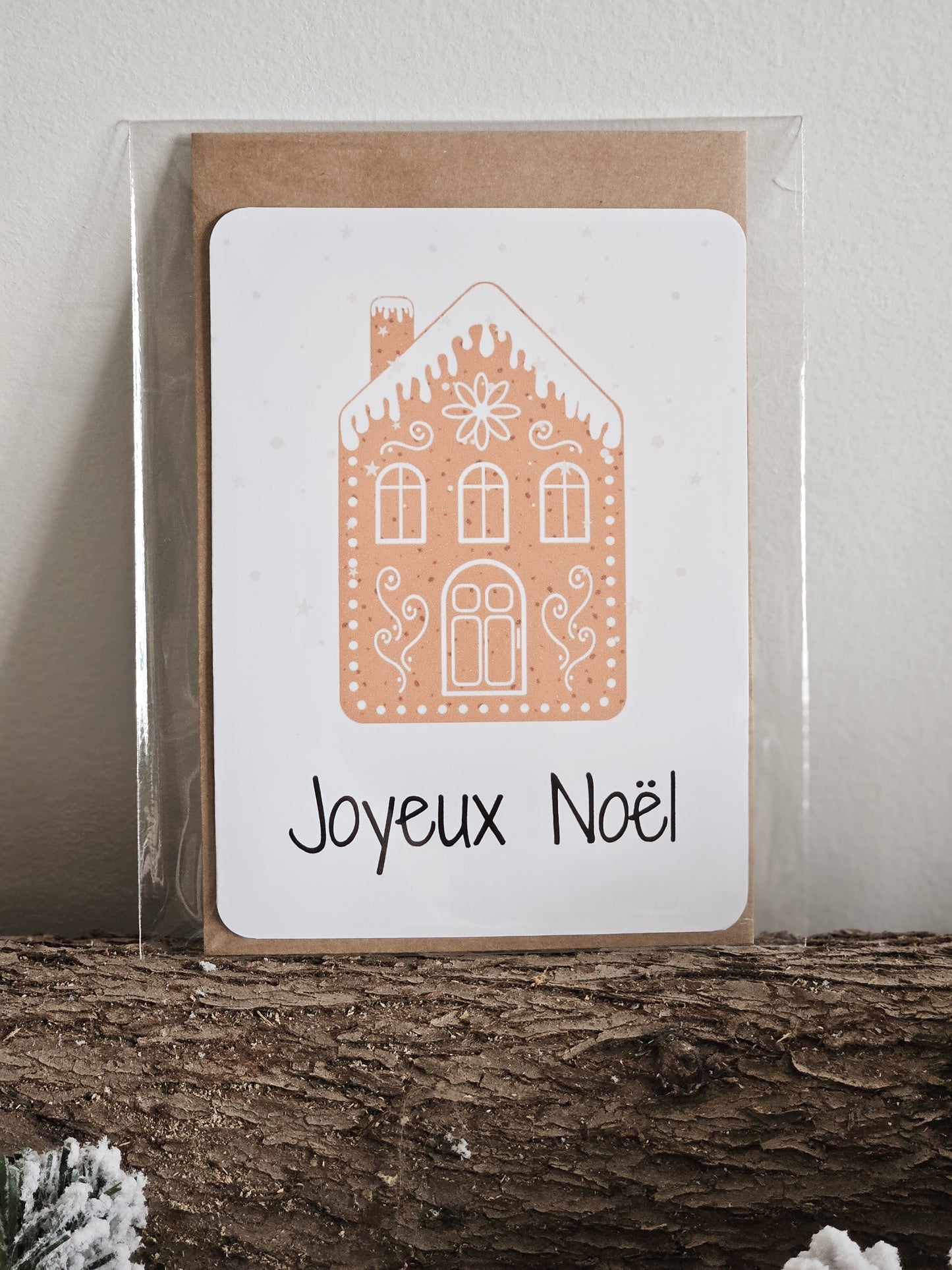 Carte de Noël / Classique MAISON PAIN D'ÉPICES