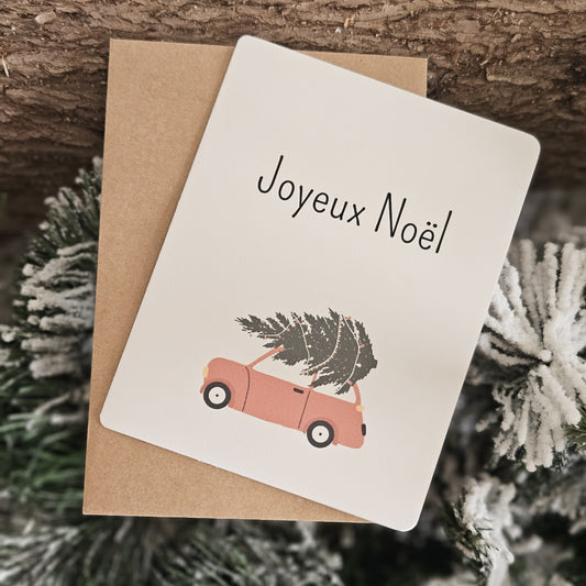 Carte de Noël /  ÉLÉGANCE VOITURE