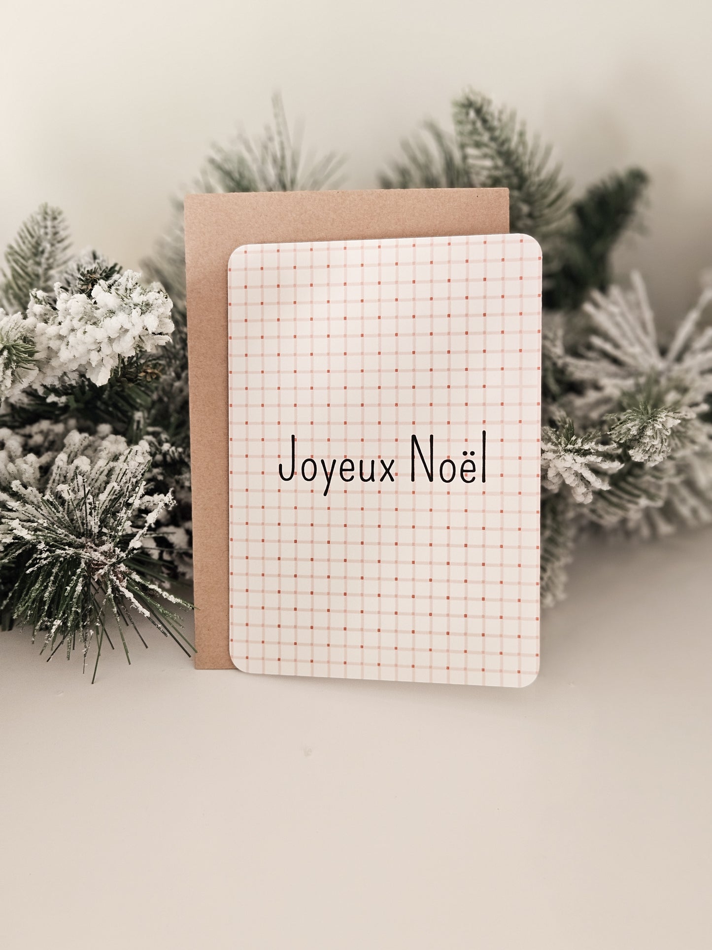 Carte de Noël / Pain d'épices Carreauté