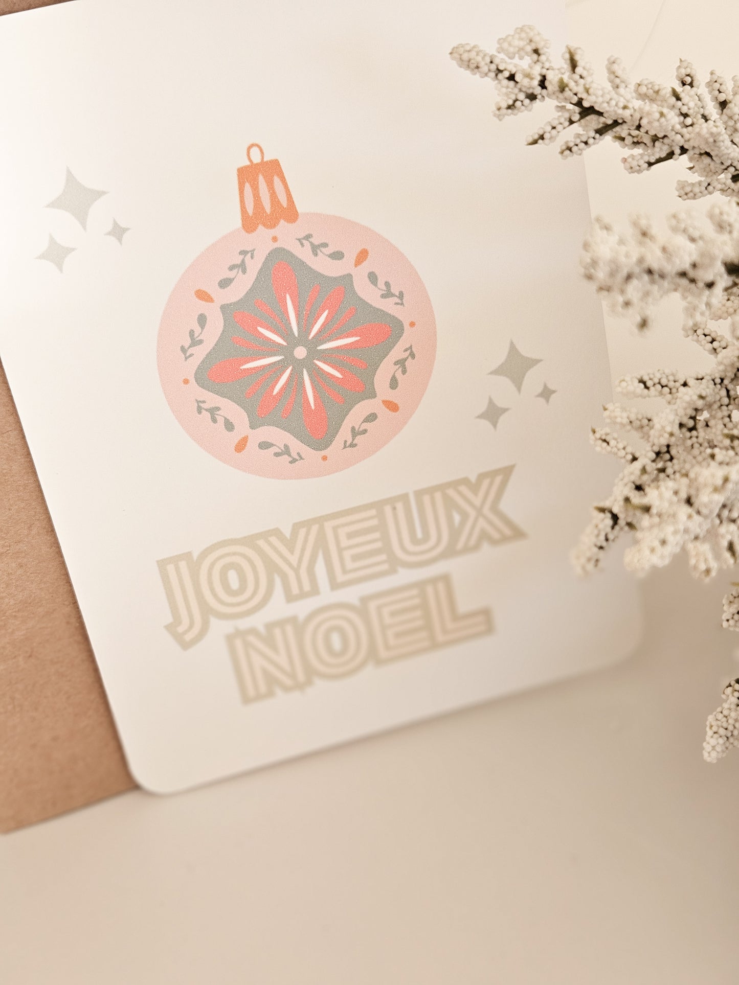 Carte de Noël / Funcky BOULE