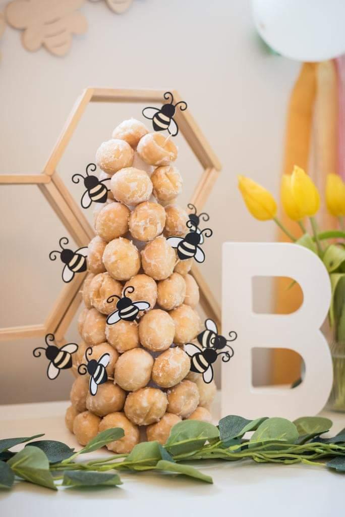 Toppers pour cupcake (10) / Abeilles