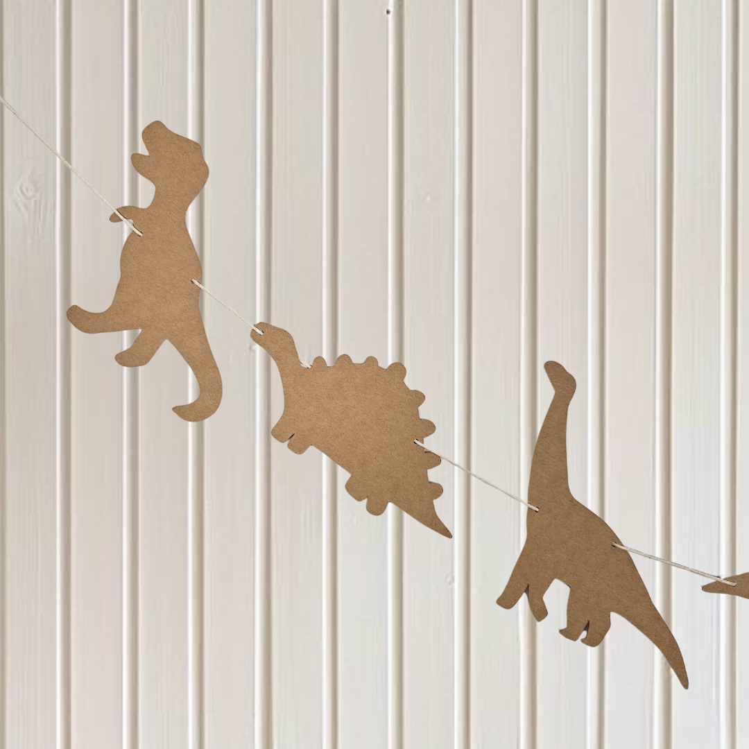 Guirlande décorative minimaliste/ Dinosaure