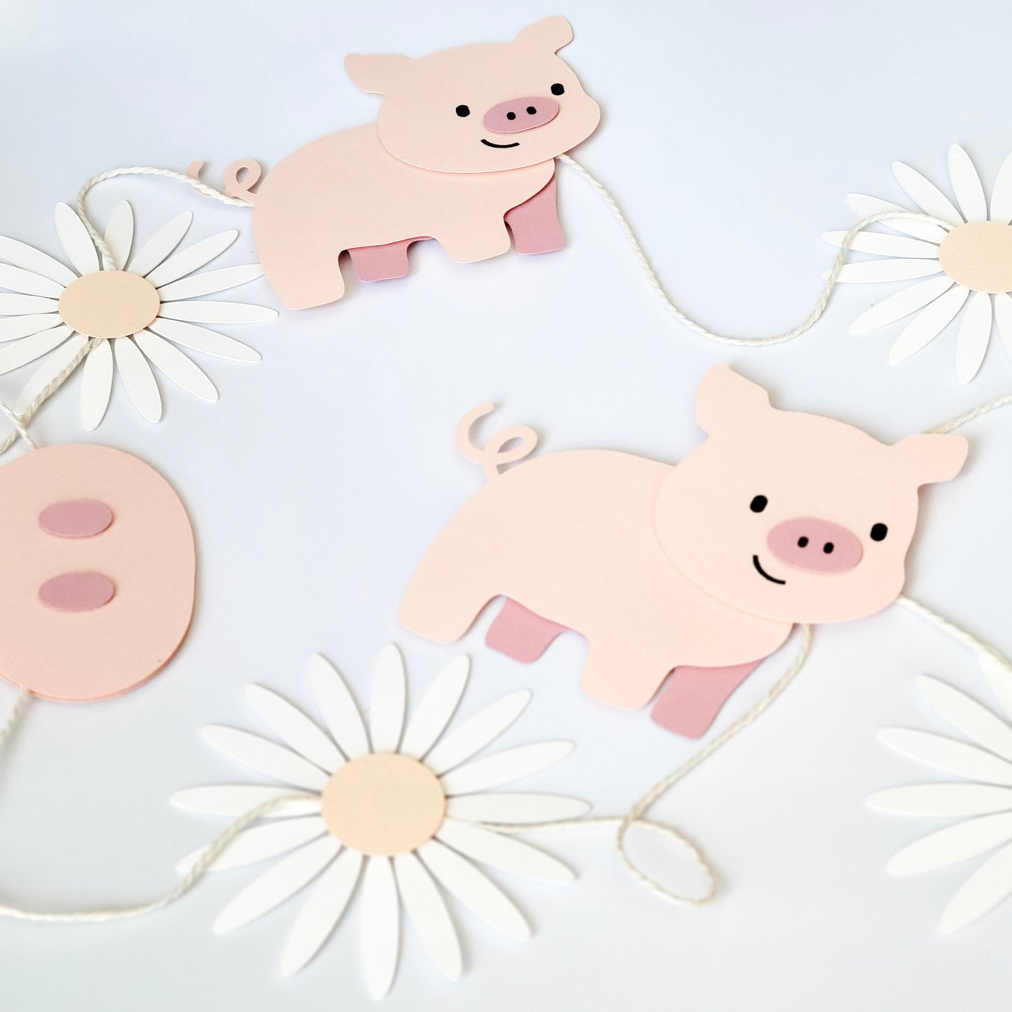 Guirlande décorative / petits cochons