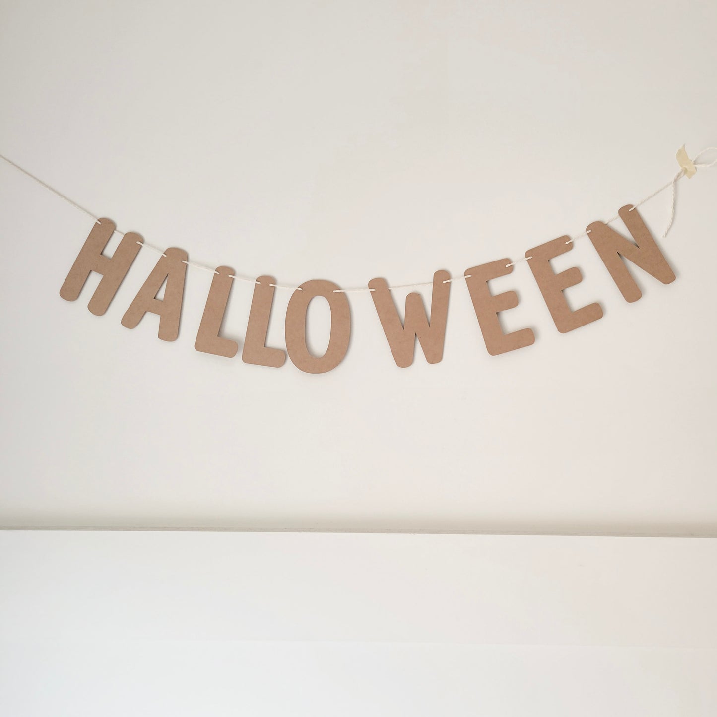 Guirlande de lettres Halloween / Kraft