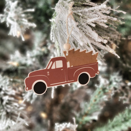 Truck Ornament / Hazelnut