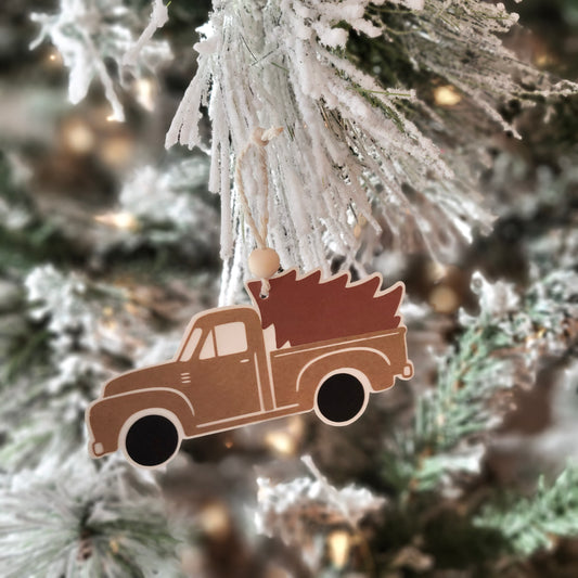 Truck Ornament / Kraft