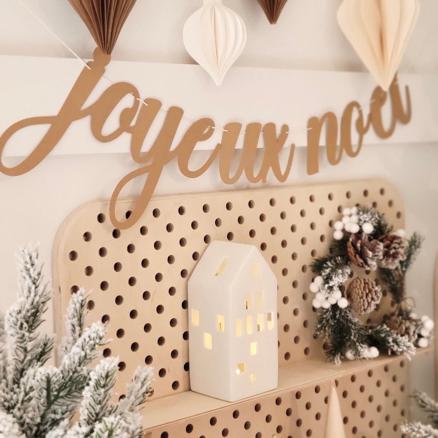 Guirlande Joyeux Noël / Kraft