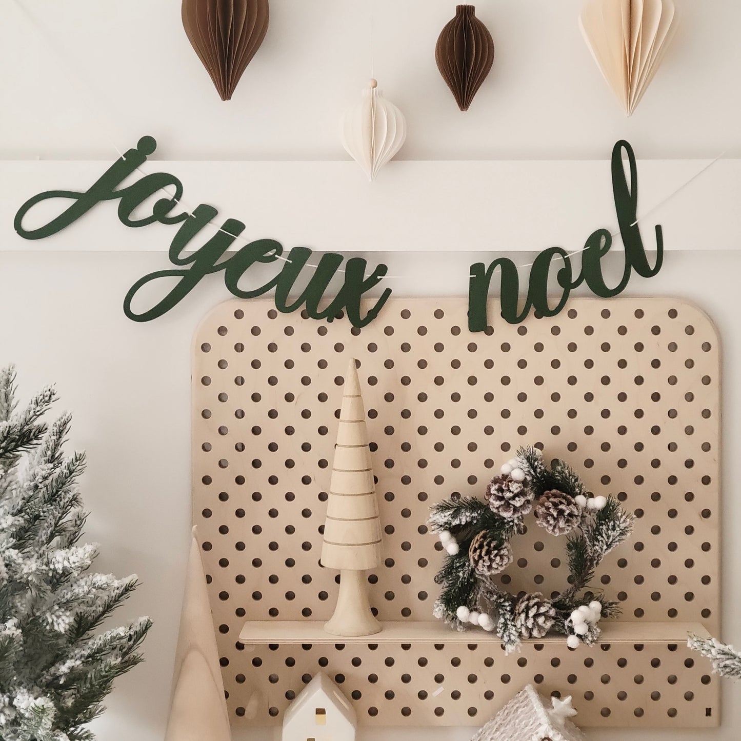 Guirlande Joyeux Noël / Vert forêt