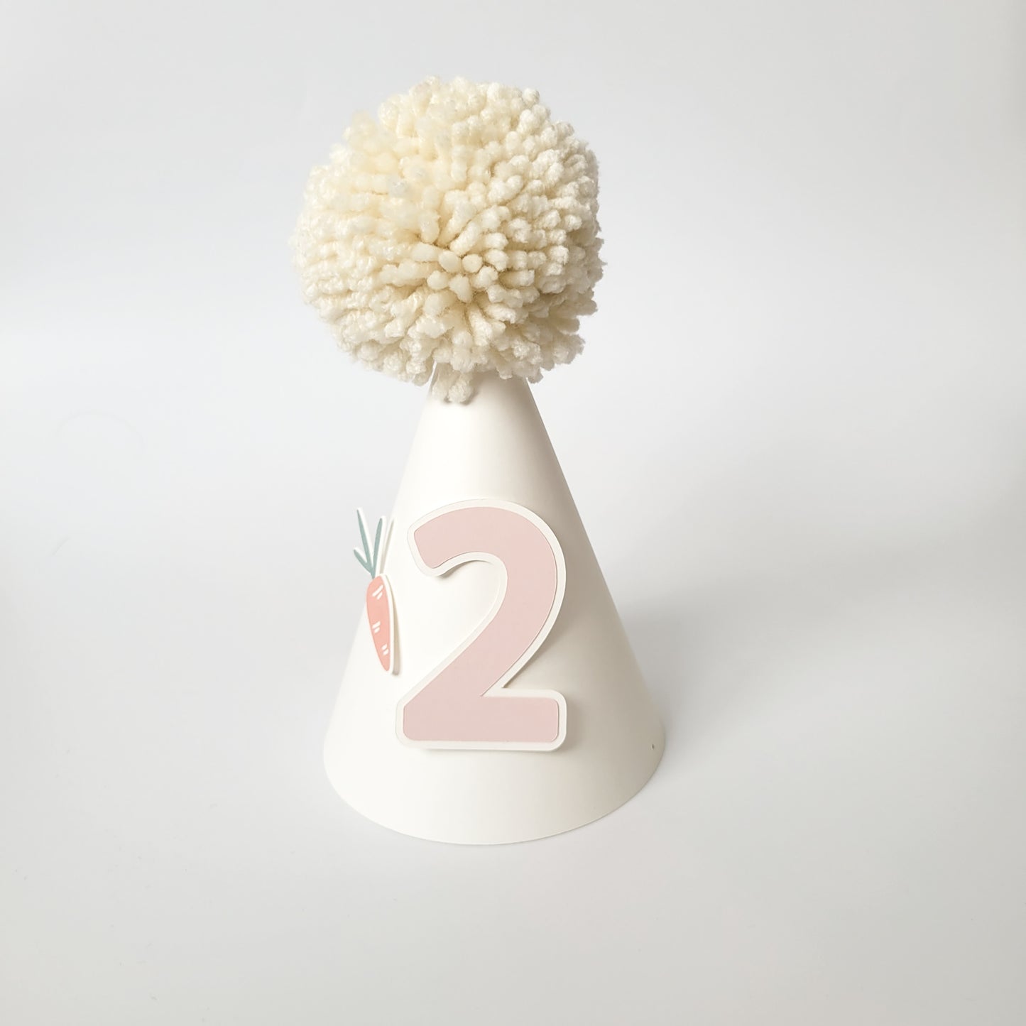 Party Hat with Number Pink/Rabbits